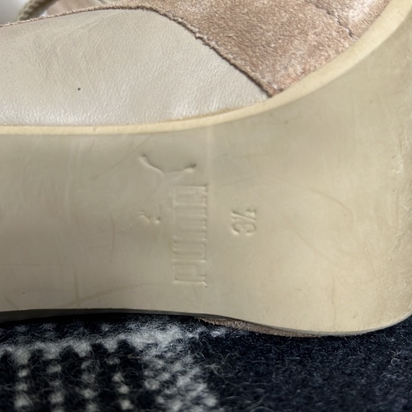 Fenty x Puma by Rihanna Leather Mules in Nude & Neutral Combination Size US 6 - Picture 13 of 15